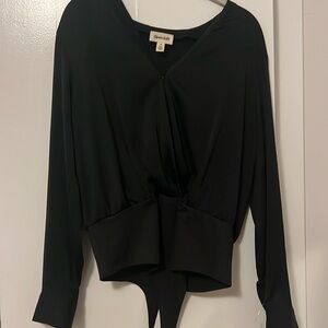 Black bodysuit. Size medium.